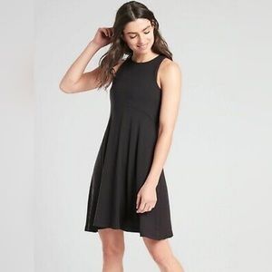 ATHLETA Summer Dress Santorini Thera Black Size Medium.